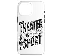 Il Teatro È Il Mio Sport Interprete Teatrale Appassionato Di Custodia per iPhone 16 Pro Max