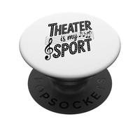 Il Teatro È Il Mio Sport Interprete Teatrale Appassionato Di PopSockets PopGrip Adesivo