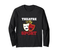 Il teatro è Il Mio Sport - Teatro Drama Play Design Maglia a Manica