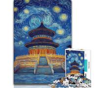 Il Tempio del Paradiso, puzzle da 1000 pezzi per adolescenti, gioco stimolante e decorazione da parete per famiglie, regali unici per compleanno e Natale, 75x50cm