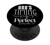 Il Tempismo di Dio è Perfetto - Ecclesiaste 3:11 PopSockets PopGrip Adesivo