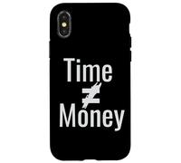 Il tempo non è denaro segno uguale Custodia per iPhone X/XS