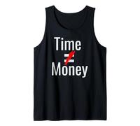 Il Tempo Non è uguale al Denaro cancellato Rosso Canotta