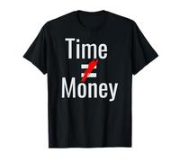 Il Tempo Non è uguale al Denaro cancellato Rosso Maglietta