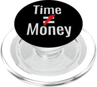 Il tempo non è uguale al denaro cancellato rosso PopSockets PopGrip per MagSafe