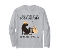 Il Tempo trascorso con Cani e Chitarre Non è mai sprecato Maglia a Manica