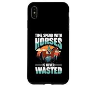 Il tempo trascorso con i cavalli non è mai sprecato Custodia per iPhone XS Max