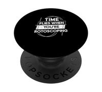 Il tempo vola quando stai girando un Motion Graphic Designer PopSockets PopGrip Adesivo