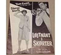 Il tenente indossava gonne Sheree North Tom Ewell 1956 programma cinematograf...