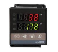 Il termostato REX-C100 LED digitale termostato PID Kit termostato include 0-400℃ CThermostat 100-240V (Rex-C100Fk07-V * An) + relè a stato solido (BRM-40DA) + 1m M6 termocoppia tipo K grossolana