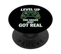 Il terzo grado ha appena ottenuto una maglietta di livello per giocatori reali PopSockets PopGrip Adesivo