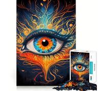 Il terzo occhio si attiva - Puzzle per adulti da 1000 pezzi - Gioco stimolante per la mente - Calma la mente - Opera d'arte da collezione 38x26cm