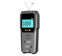 Il tester del respiro di Digital con la trasmissione di voce e l'esposizione principale per la sicurezza personale controlla nella progettazione compatta di colore nero