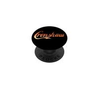 Il testo marrone a strisce unico dice CRENSHAW PopSockets PopGrip Adesivo