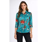 IL THE DELLE 5 Camicia donna colore Laguna - Spoon Tattoo