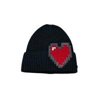 IL THE DELLE 5 cappello donna nero PACMAN 30% lana 70% acrilico