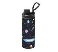 Il thermos sportivo Solar Family da 510 ml, in acciaio inossidabile, stampa completa, adatta per esterni, pendolarismo, sgabello da campeggio