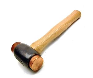 Il Thor n. 3 di rame e di cuoio/Nascondi Martello/Mallet morti Soffiare 3lb TE398