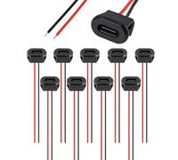 Il tipo C del LED porta il collegamento sicuro della costruzione del PVC ovale del connettore di carico con potere stabile per i porti di carico del LED della radura di elettronica