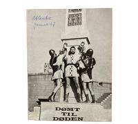 Il tiranno di Siracusa Guy Williams, Don Burnett 1962 Danish Movie Program