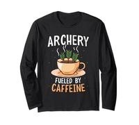 Il Tiro con L'Arco Alimentato dalla Caffeina Arciere Freccia Maglia a Manica