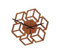 Il tocco culturale di uno stile rustico orologio da parete in legno da 30,5 cm aggiunge carattere al tuo ambiente di vita (B)