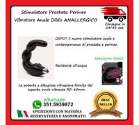 il top Stimolatore Prostata Perineo Vibratore Anale Dildo ANALLERGICO Maschile