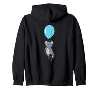 Il Topo Si blocca sul Palloncino Felpa con Cappuccio