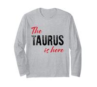 Il Toro è Qui - Funny Astrology Maglia a Manica