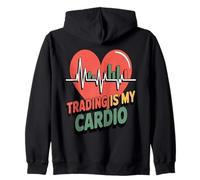 Il Trading È Il Mio Cardio Cardio Trader Amante degli Felpa con Cappuccio
