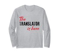 Il traduttore è Qui - Divertente Maglia a Manica