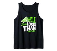 Il trambusto di Colore Verde Parla più Forte Grafica Verde Canotta