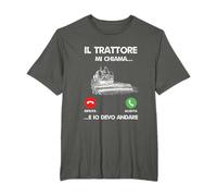 IL TRATTORE mi chiama il agricoltore trattori divertente Maglietta