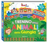 Il trenino degli animali della giungla. Puzzle pazzi. Ediz. a colori