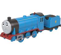 Mattel Trenino Thomas Gordon - Locomotiva e vagone merci motorizzati a pile, metallo, 3+ JGF96