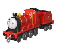 Fisher-Price Il Trenino Thomas - James Trenino Die-Cast a Spinta, Locomotiva, Gi