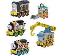 Il Trenino Thomas - Squadra del Cantiere, set con 5 veicoli locomotiva a tema co