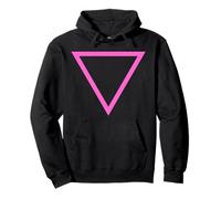 Il Triangolo Rosa - Simbolo del Gay Pride LGBT - v3 Felpa con Cappuccio
