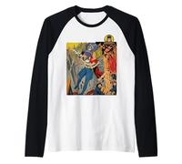 Il Tristo Mietitore Classico Comic Art Vintage Fantascienza Maglia con Maniche Raglan