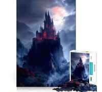 Il Trono della Notte Eterna - Puzzle da 1000 pezzi per adolescenti - Gioco di memoria, rilassante e divertente - Design e assemblaggio - Una piacevole sorpresa 38x26cm