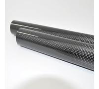 Il tubo in fibra di carbonio Confezione da 2 tubi in fibra di carbonio 3K avvolti in rotolo OD 5 mm-10 mm Tubo alare da 1000 mm Multi-Copter fai da te(8x10x1000mm Gloss Plain)