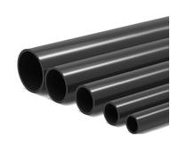 Il Tubo Tondo In PVC Nero Da 1 M OD20-50 Mm, Spesso 2 Mm/2,4 Mm, È Utilizzato For Fossi Di Drenaggio, Protezione Di Fili E Cavi E Accessori For Acquari.(50 * 2.4mm)