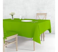 Il Tuo Artigiano Design Tovaglia da Tavola da 4 a 18 posti Lavabile in Lavatrice - Tovaglia Quadrata e Tovaglia Rettangolare 6 posti, 12 posti - Made in Italy (Verde mela, 18 posti - 140x300 cm)