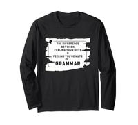 Il Tuo Contro Sei Uno Scherzo grammaticale per Insegnanti, scrittori e Adulti Maglia a Manica
