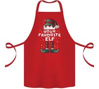 Il Tuo Elf Preferito Divertente Natale Xmas Grembiule In Cotone 100% Biologico