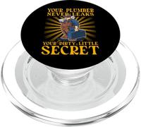 Il tuo idraulico non perde mai il tuo piccolo segreto sporco PopSockets PopGrip per MagSafe