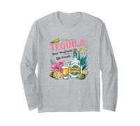 Il tuo Life Coach non ufficiale,Amante della tequila,Citazione divertente e giocosa Maglia a Manica