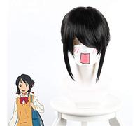 Il tuo nome Parrucca Cosplay Mitsuha Miyamizu Costume Gioca Donna Parrucche per adulti Halloween Gioco anime Capelli KUZ425A