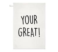 Il Tuo Ottimo Bad Grammatica Divertente Tè Telo Scherzo Insegnante Sarcasm Love