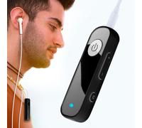 Il tuo paradiso musicale mobile: trasmettitore e ricevitore portatile, plug and play per un intrattenimento wireless immediato.